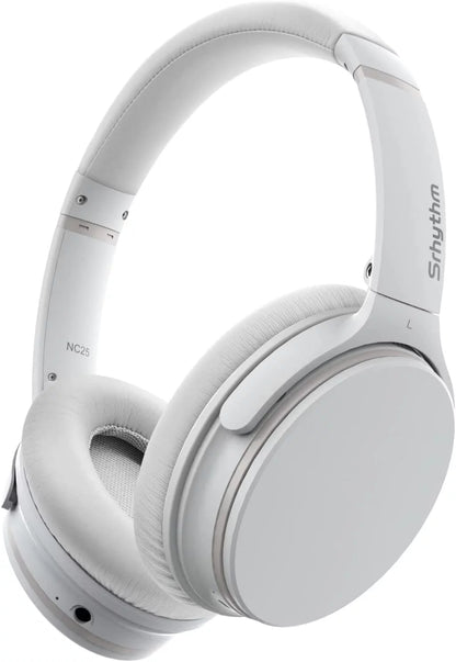 NC25 Noise Cancelling Headphones Bluetooth 5.3, ANC Stereo Over-Ear Headphones with Hi-Fi, Mic, 50H Playtime, Low Latency Mode